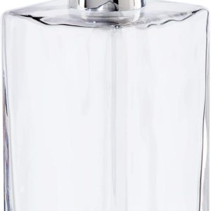 OGGI Square Glass Soap Dispenser – 13oz, Heavy Glass, Rustproof Pump – Ideal Hand Soap Dispenser, Bathroom, Kitchen Dish Soap Dispenser, Hand Sanitizer Dispenser, Clear/Chrome