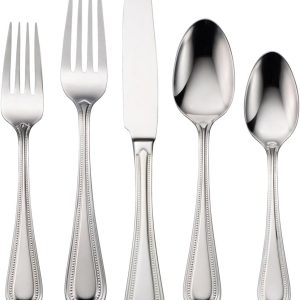 Oneida B014045AL20 Countess 45 Piece Everyday Flatware Set, Service For 8